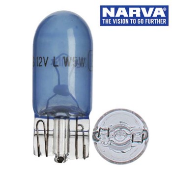 Narva 17189BL2- 12V 5W W2.1 X 9.5D W5W Wedge Globes (Pack of 2)
